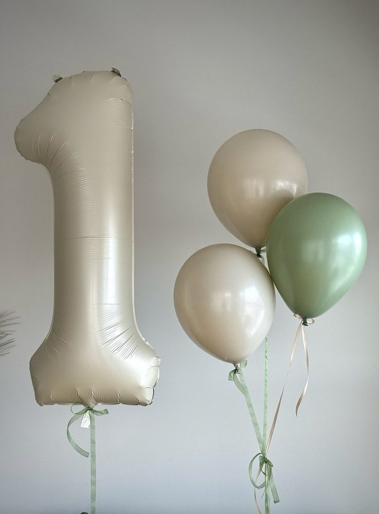 Beige Number 1 Set