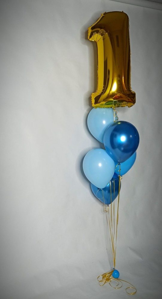 Blue & Gold Baby Set