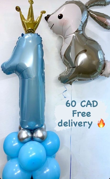 Blue Number 1 Set