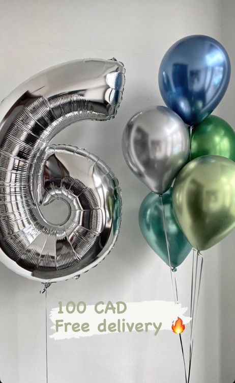 Blue Number 6 Set — Baby Boy