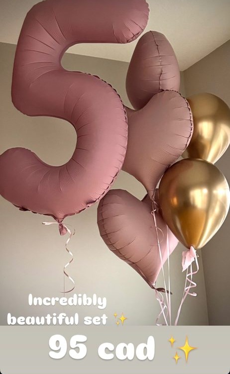 Mauve Number 5 Set — Baby Girl