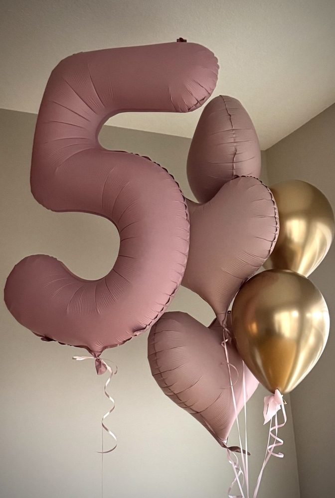 Mauve Number 5 Set