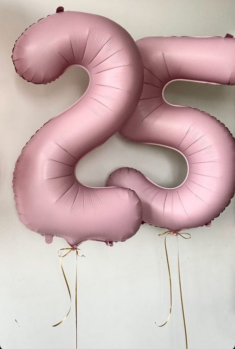 Pink Number 25 Set